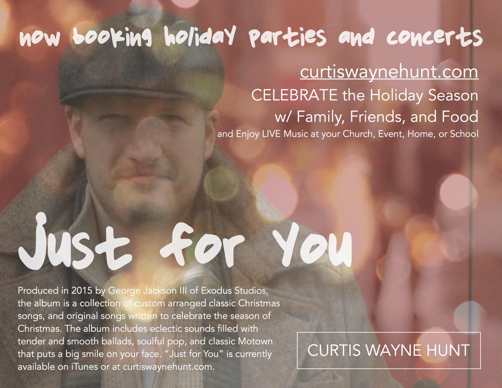 Now Booking December 2016!