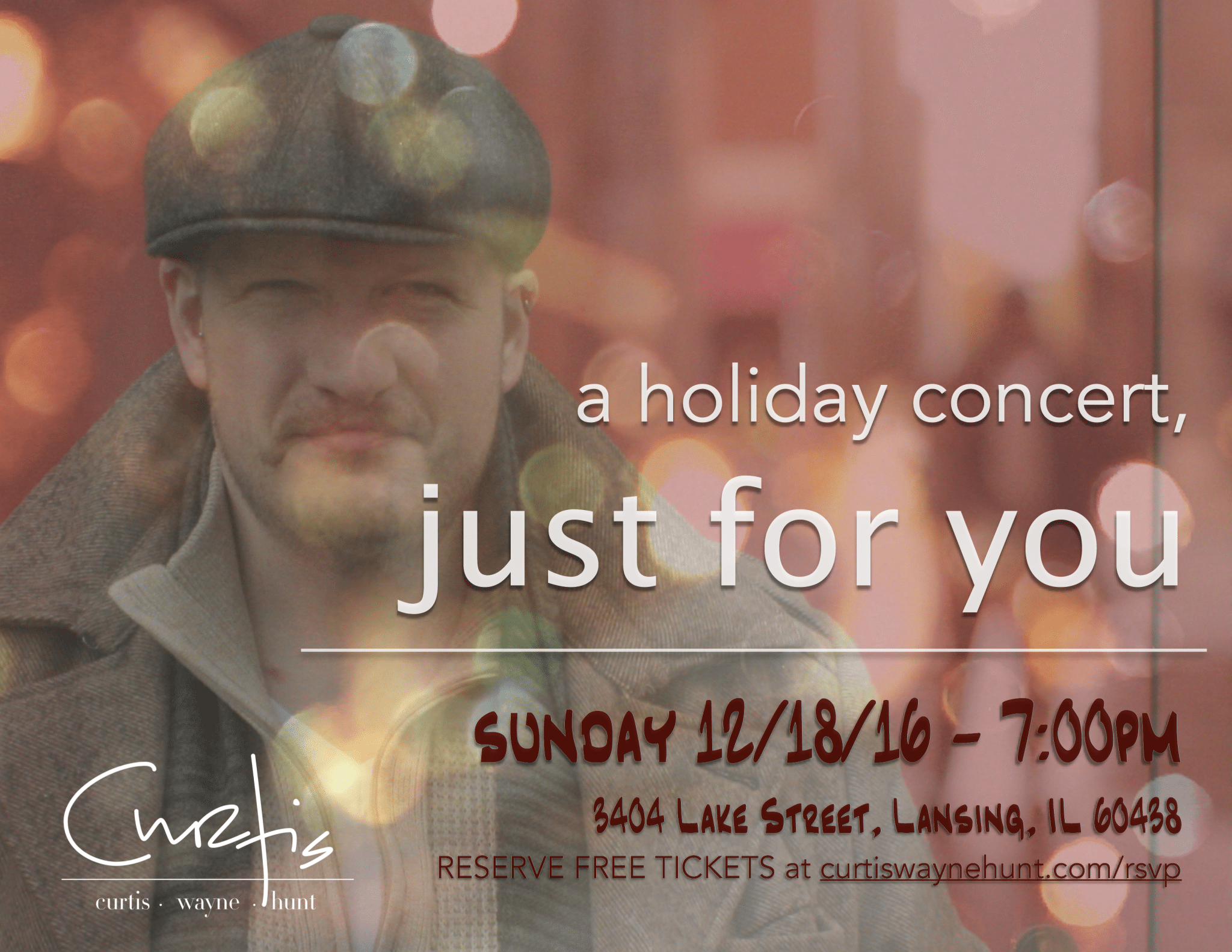 Just For You, 2016 Holiday Concert!